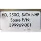 HP HD 250G SATA NLP Spare P/N 399699-001 (Кратово)