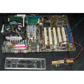 Материнская плата Asus P4PE (FireWire) с процессором Intel Pentium-4 2.4GHz s.478 и памятью 768Mb DDR1 Б/У (Кратово)